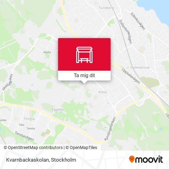 Kvarnbackaskolan karta