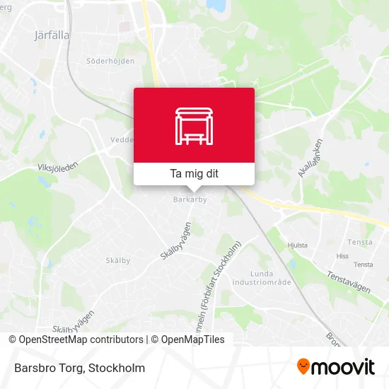 Barsbro Torg karta