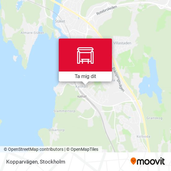 Kopparvägen karta