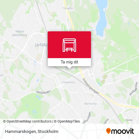 Hammarskogen karta