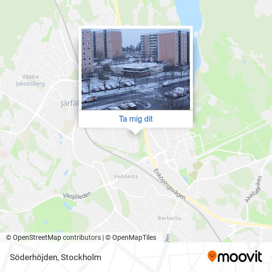 Söderhöjden karta