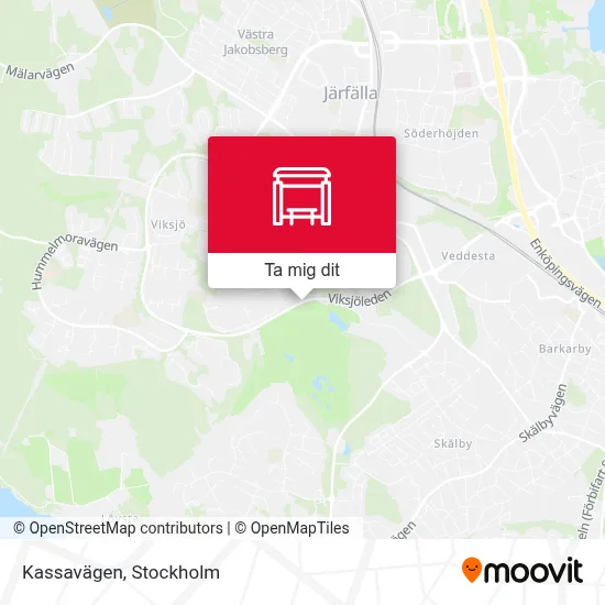 Kassavägen karta