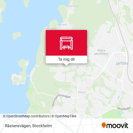 Råstensvägen karta