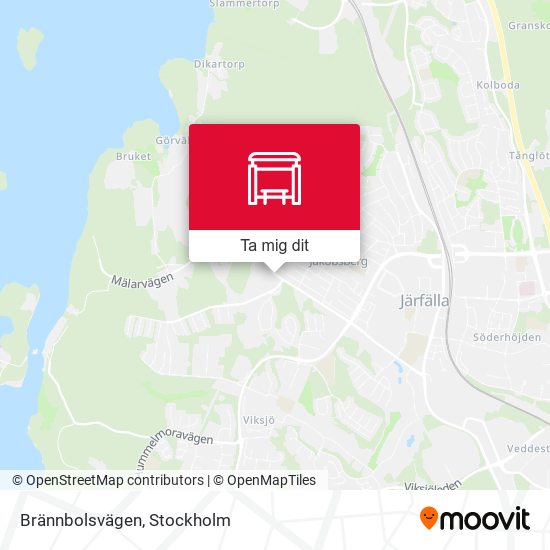 Brännbolsvägen karta