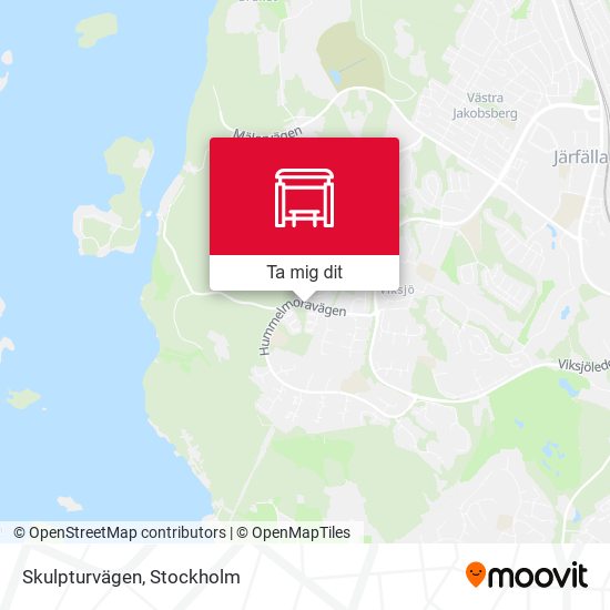 Skulpturvägen karta