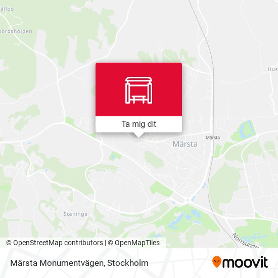 Märsta Monumentvägen karta