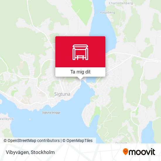 Vibyvägen karta