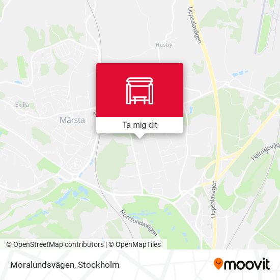Moralundsvägen karta