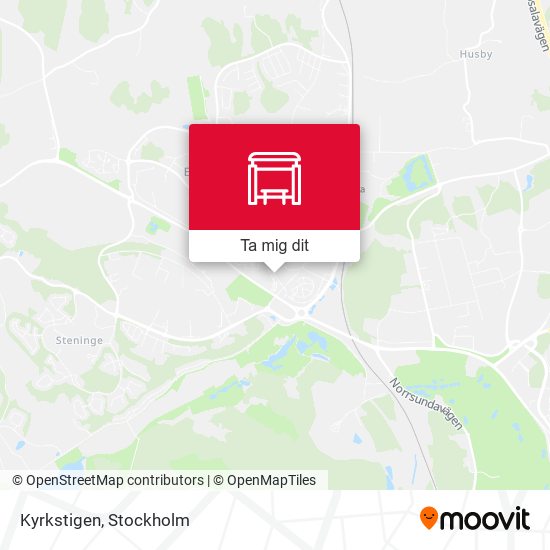 Kyrkstigen karta