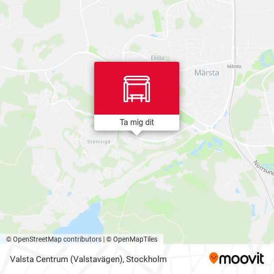 Valsta Centrum (Valstavägen) karta