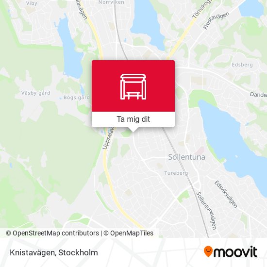 Knistavägen karta