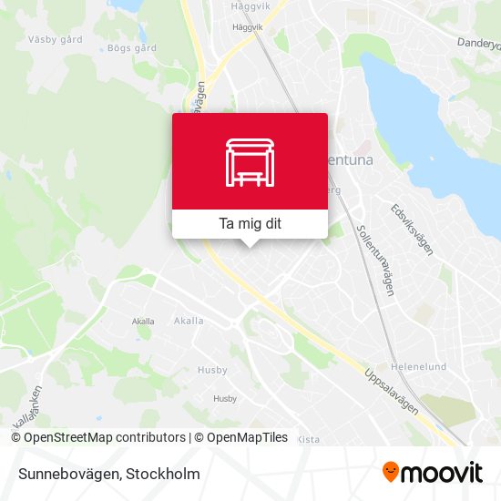 Sunnebovägen karta
