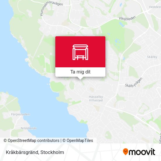 Kråkbärsgränd karta