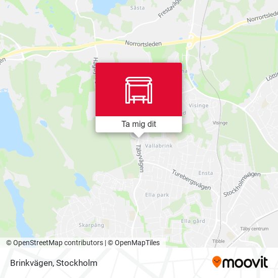 Brinkvägen karta