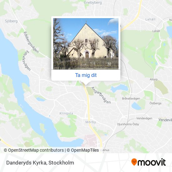 Danderyds Kyrka karta