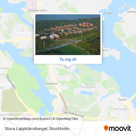 Stora Lappkärrsberget karta