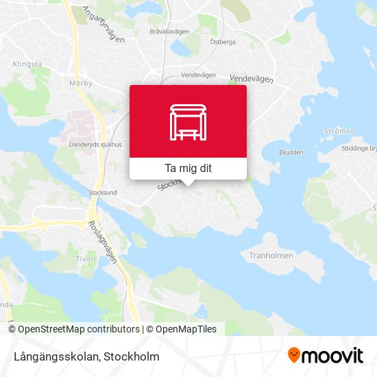 Långängsskolan karta