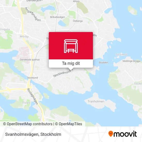 Svanholmsvägen karta