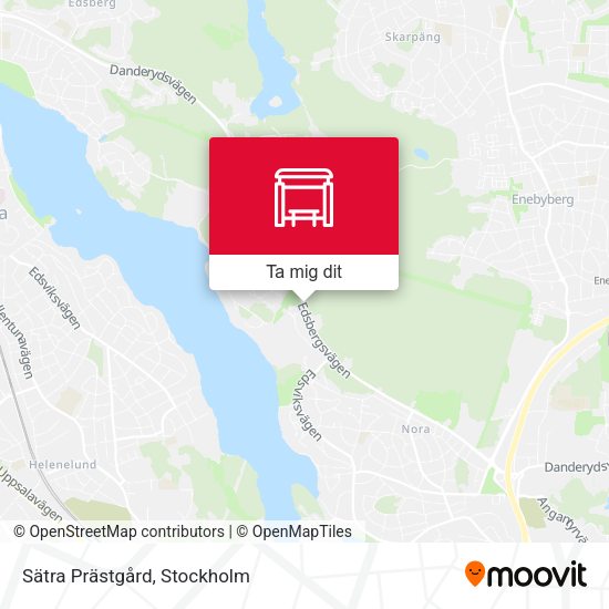 Sätra Prästgård karta