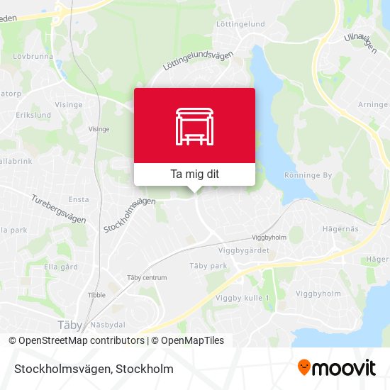 Stockholmsvägen karta