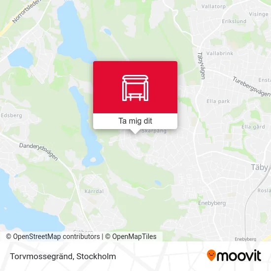 Torvmossegränd karta