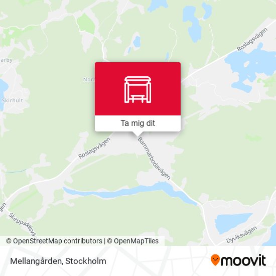 Mellangården karta