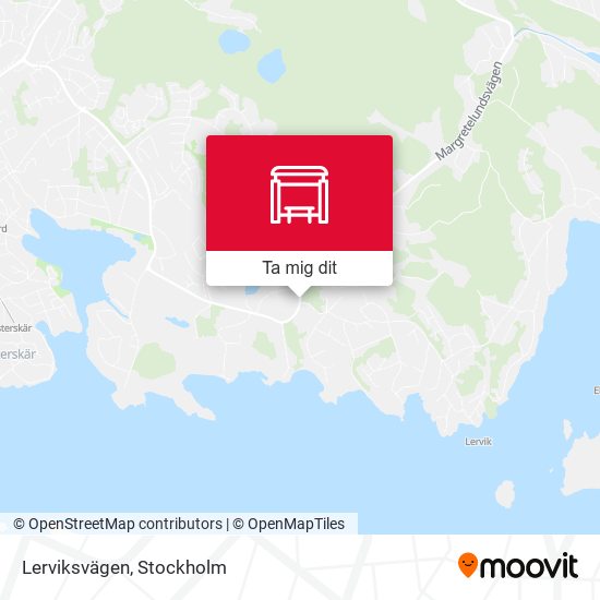 Lerviksvägen karta