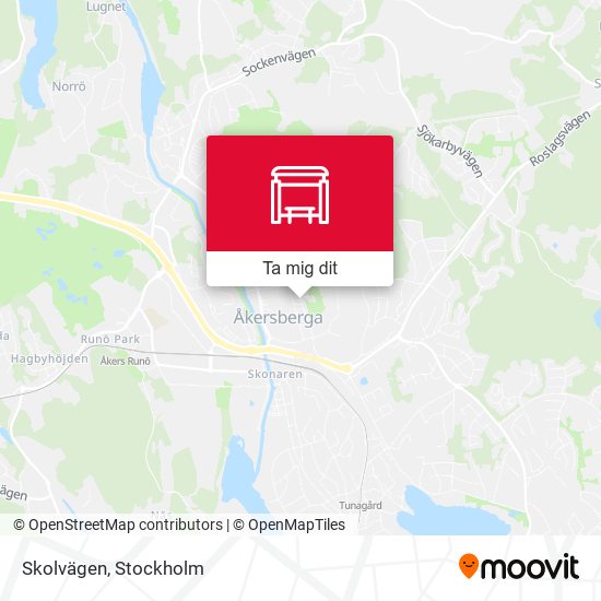 Skolvägen karta