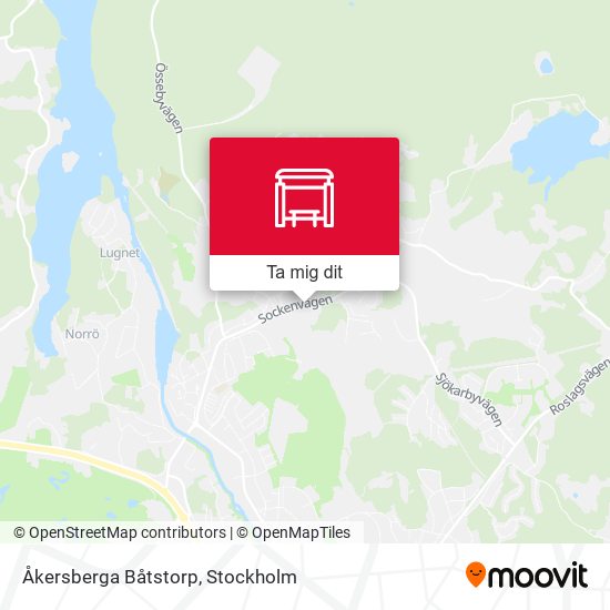 Åkersberga Båtstorp karta
