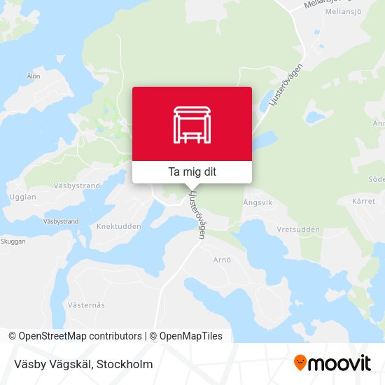Väsby Vägskäl karta