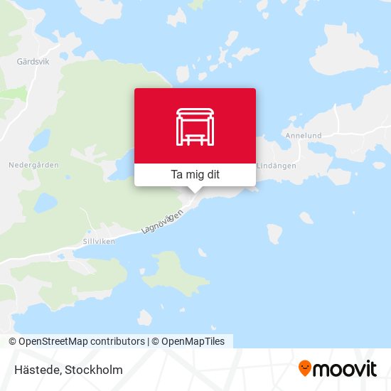 Hästede karta