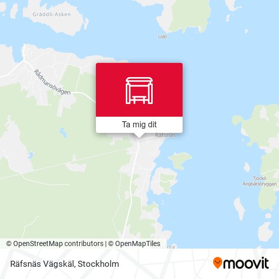 Räfsnäs Vägskäl karta