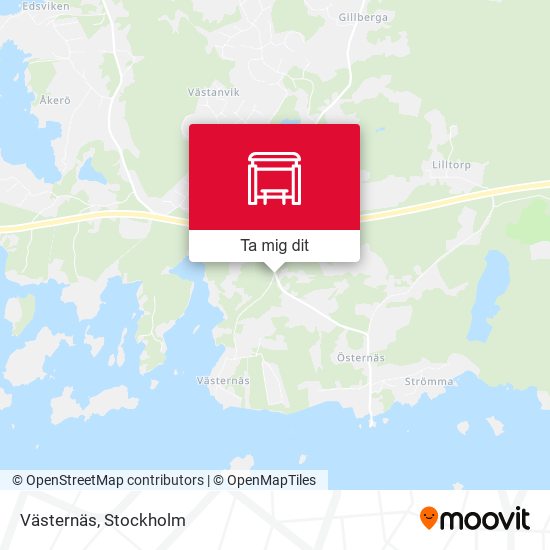 Västernäs karta