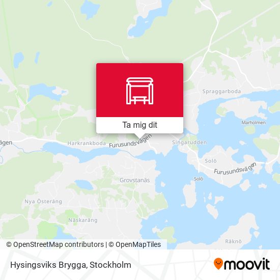 Hysingsviks Brygga karta