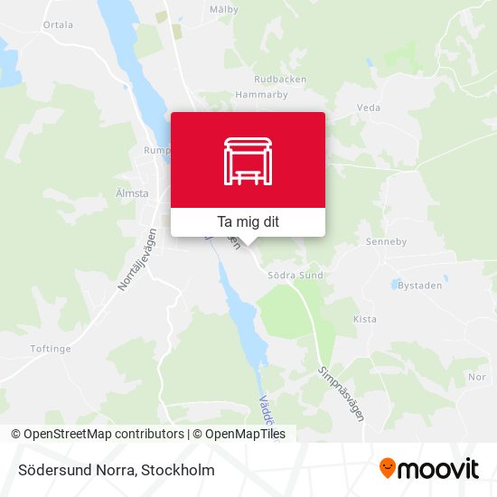 Södersund Norra karta