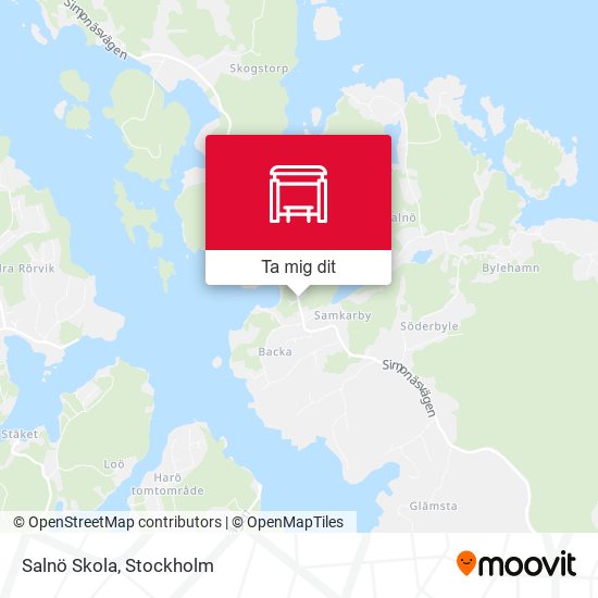 Salnö Skola karta