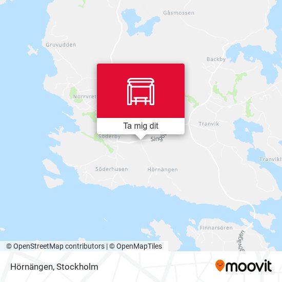 Hörnängen karta
