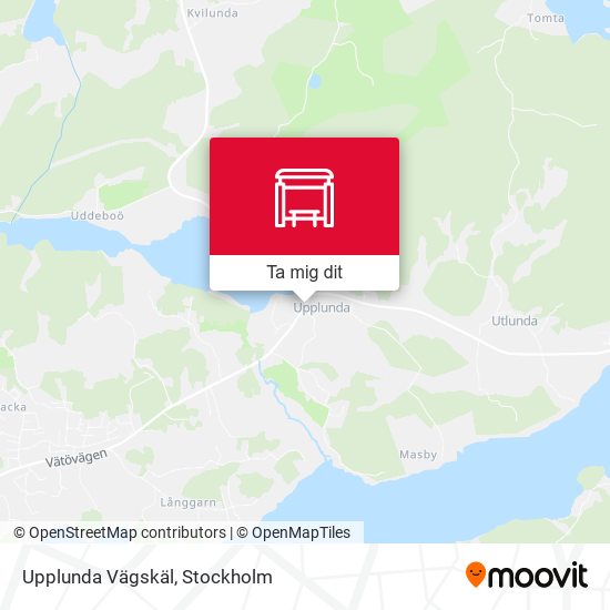 Upplunda Vägskäl karta