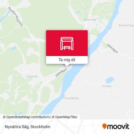 Nysättra Såg karta