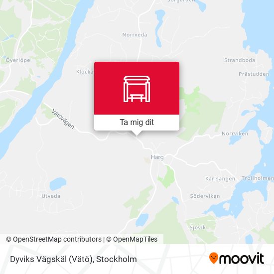 Dyviks Vägskäl (Vätö) karta