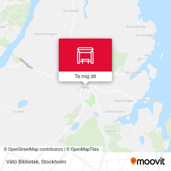 Vätö Bibliotek karta