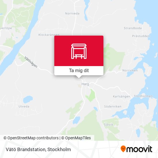 Vätö Brandstation karta