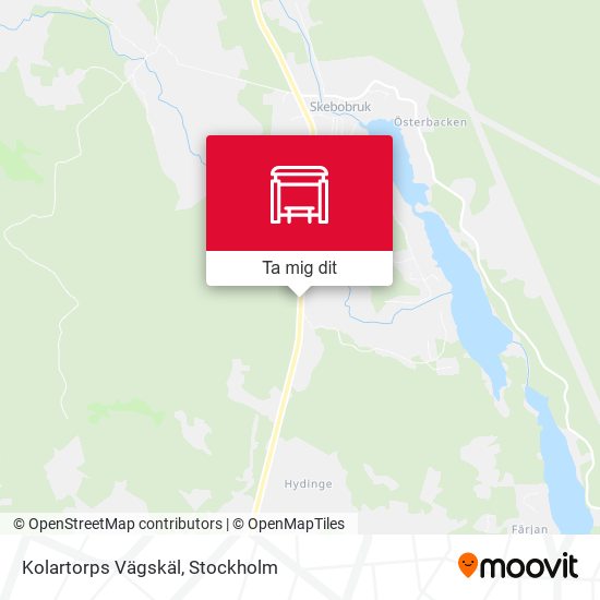 Kolartorps Vägskäl karta