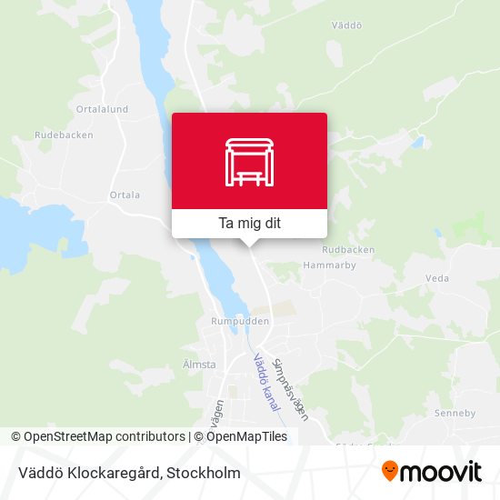 Väddö Klockaregård karta