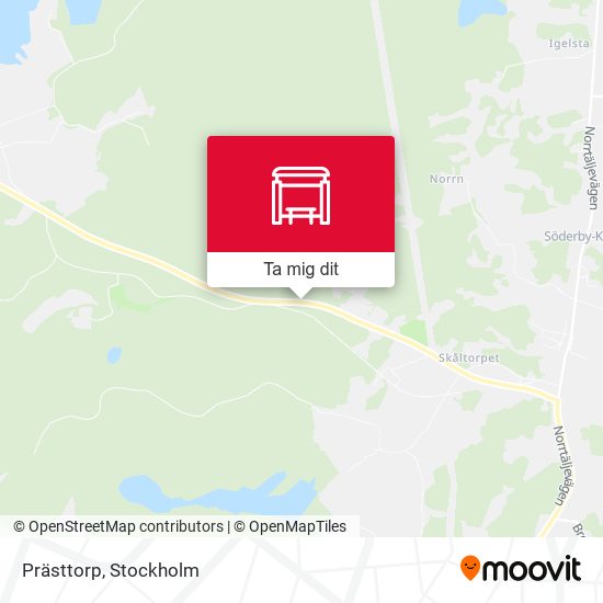 Prästtorp karta