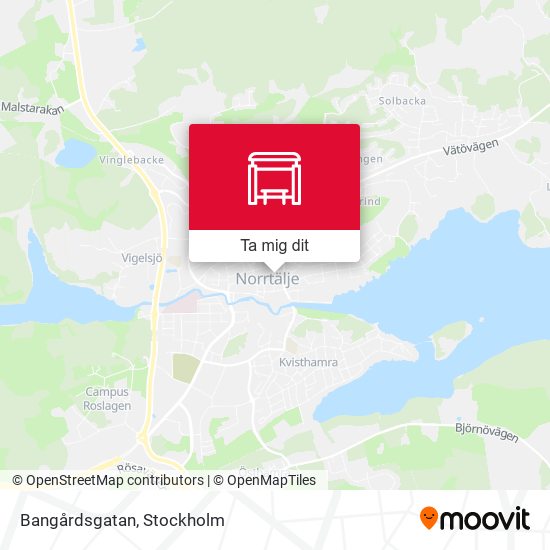 Bangårdsgatan karta