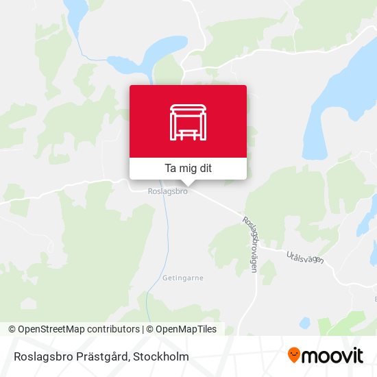 Roslagsbro Prästgård karta