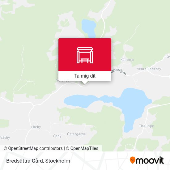 Bredsättra Gård karta