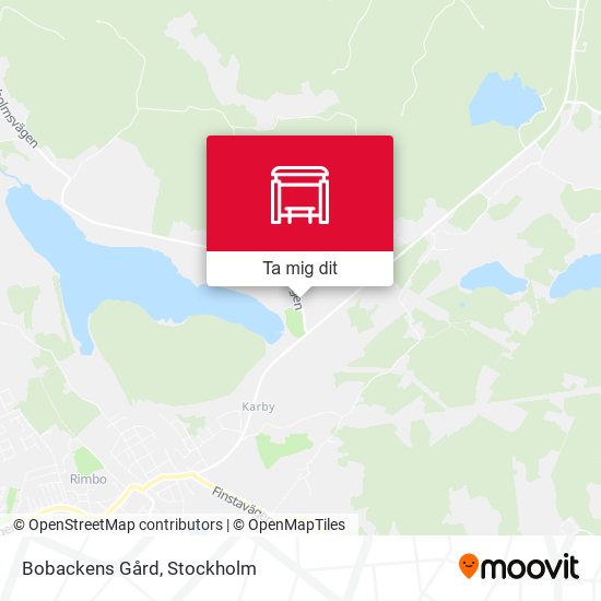 Bobackens Gård karta