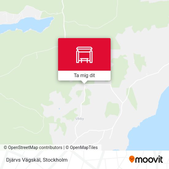 Djärvs Vägskäl karta